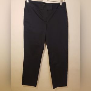 EUC Theory Women's Ibbey Petite Chino Pants Dark Navy Blue Sz 4